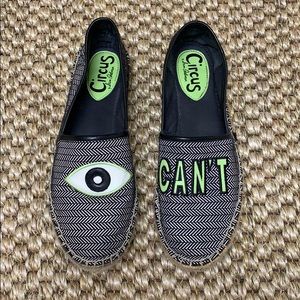 Sam Edelman “I Can’t” Espadrilles (Eye Can’t)
